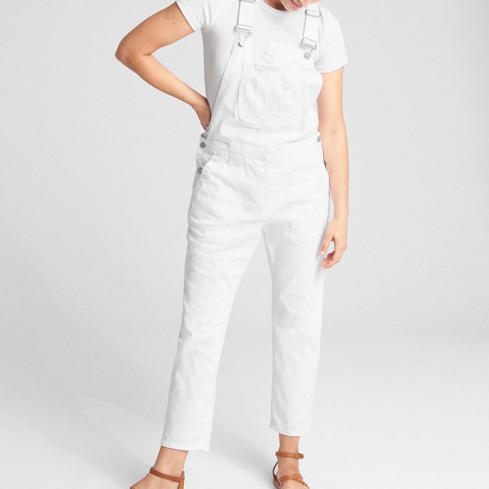 White Gap Overalls